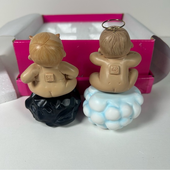 Marie Osmond Naughty And Nice Series “Wee Bee” 2003 Resin Babies New Vintage - Picture 3 of 8